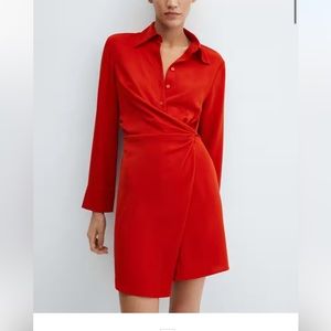 Mango New With Tags Red Dress Small